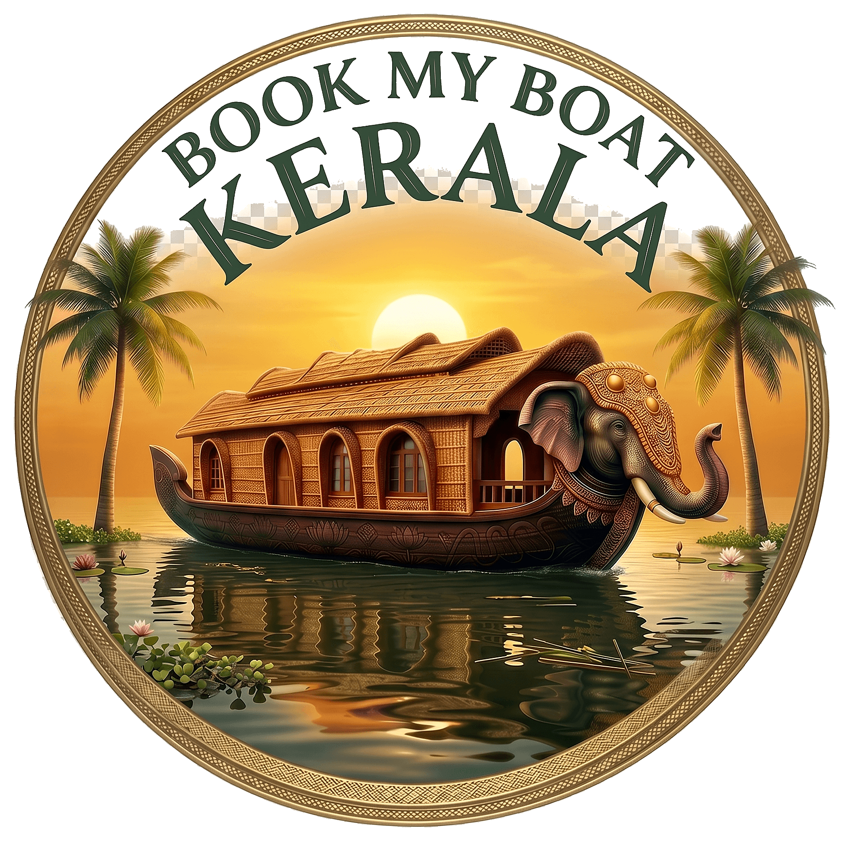 BookMyBoatKerala logo