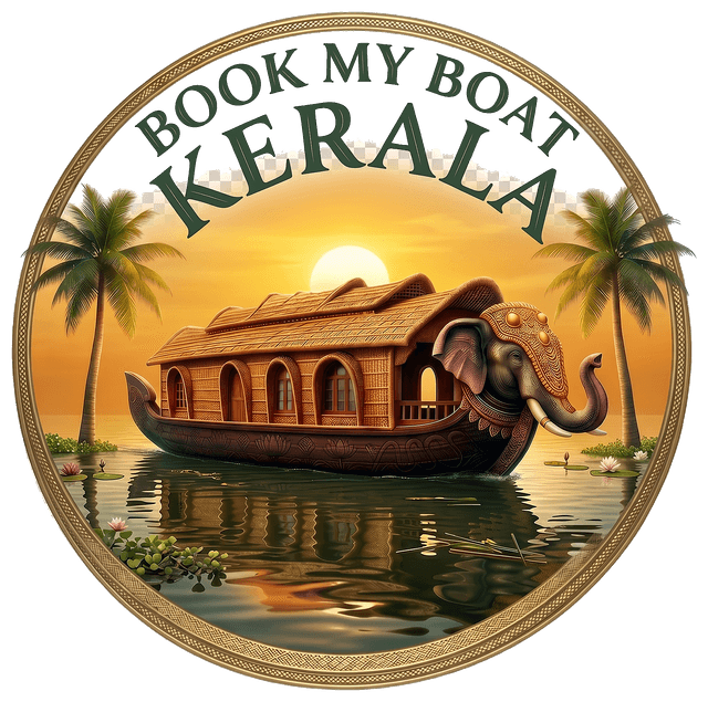 BookMyBoatKerala Crest Logo