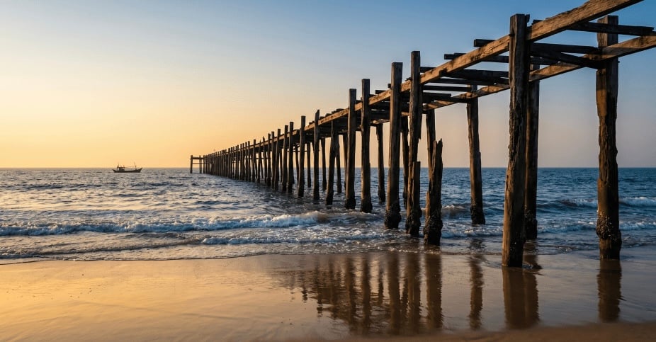 Alappuzha Beach & Historic Pier
